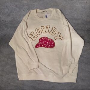 ❄️HOWDY Western Graphic Sweatshirt | Women’s L | NWT | Cowgirl Core
